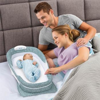 babytrace便攜式嬰兒床可折疊寶寶床中床移動新生兒床上防壓睡床
