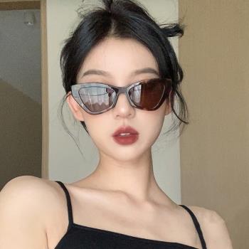 辣妹小框墨鏡女韓版潮ins網紅款搞怪凹造型偏光防紫外線太陽眼鏡