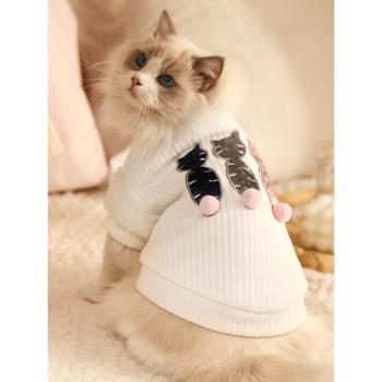 冬季保暖過年可愛毛衣寵物貓咪
