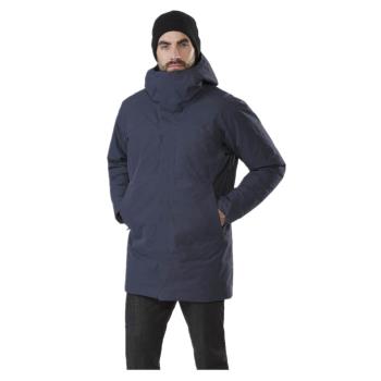 冬季加厚沖鋒衣羽絨服保暖防水防風長款連帽鵝絨商務派克大衣外套