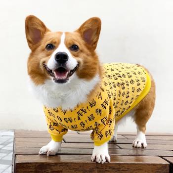 寵物狗狗衣服秋冬裝加厚保暖可愛柯基柴犬雪納瑞中小型犬潮牌衣服