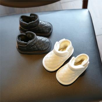 兒童雪地靴保暖一歲冬季加絨棉鞋