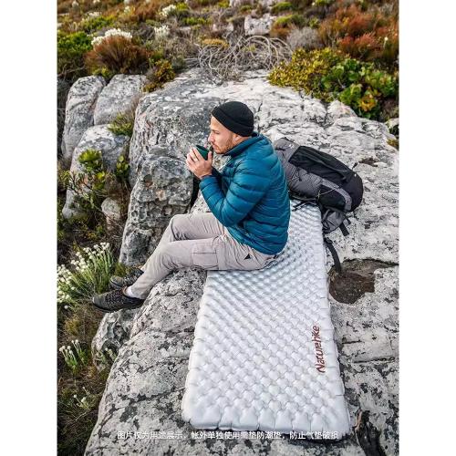 Naturehike挪客徒野輕量徒步露營充氣防潮墊雙人加厚保暖充氣墊