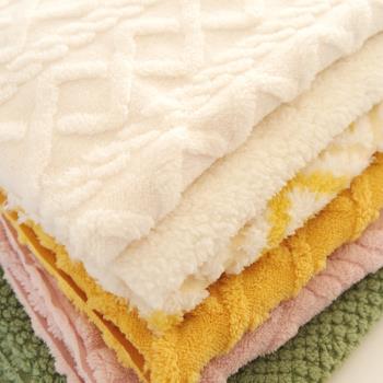 布悟冬季網紅柔軟法蘭絨加厚保暖珊瑚絨羊絨睡衣毛毯布料加工被套