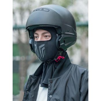 洛克兄弟騎行頭套冰絲摩托車防曬全臉面罩圍脖春夏季防風戶外男女