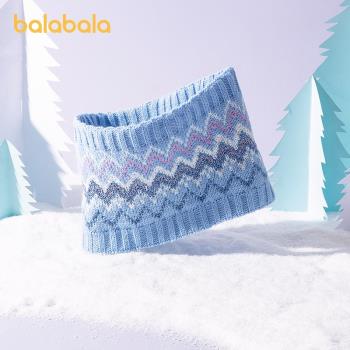 巴拉巴拉冬季加厚小童休閑圍巾