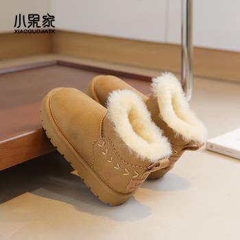 兒童冬季棉鞋防水防滑雪地靴