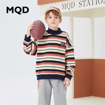 MQD冬季經典條紋保暖舒適童裝