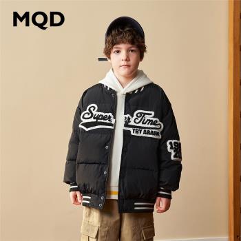 MQD保暖加厚棒球領時尚童裝