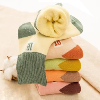 冬季加厚加絨保暖純棉兒童襪子