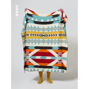 A類母嬰級全棉波西米亞風單人夏季辦公室午休毯披肩沙發保暖毯子