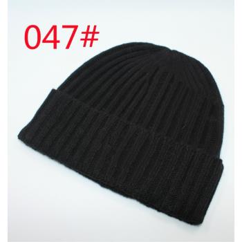 047#外貿毛線帽子秋冬歐美時尚毛線帽韓版休閑針織帽保暖情侶冷帽