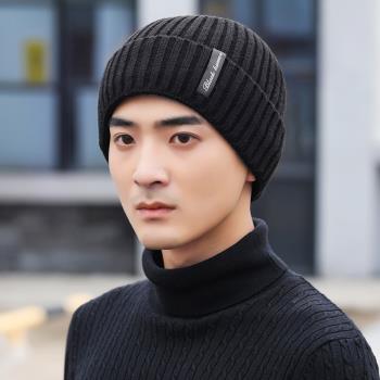 加厚針織青年韓版冬季男毛線帽
