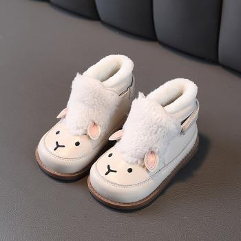 冬季嬰兒軟底防滑小童棉靴鞋子