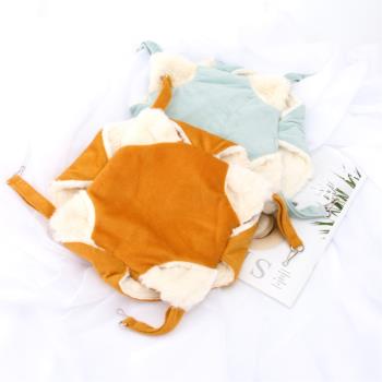 冬季懸掛式睡袋加厚珊瑚絨龍貓