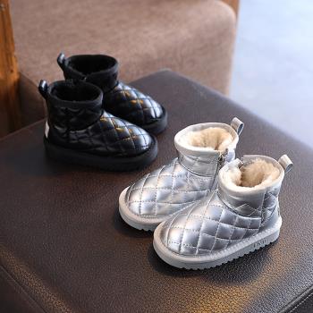 兒童時尚防水防滑冬季寶寶雪地靴
