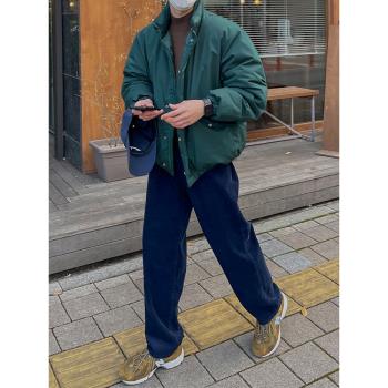 MRCYC高階感立領棉衣男冬季保暖寬松外套韓版潮流百搭加厚麵包服