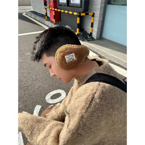 SUPERWZM冬季保暖耳罩男生潮牌毛絨耳包學生護耳防風防凍耳捂子女