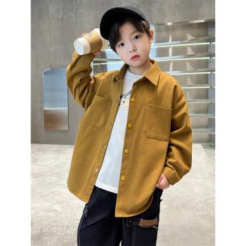加絨男孩冬季保暖連帽派克服外套