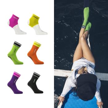 SEAPLAY3mm高幫潛水襪保暖超彈自由潛防滑趕海浮潛襪游泳襪