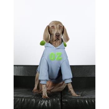 狗狗衣服冬季大型犬加絨保暖衛衣帥氣金毛拉布拉多邊牧網紅狗衣服
