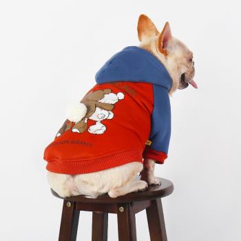 秋冬狗狗衣服寵物泰迪法鬥鬥牛犬柯基雪納瑞加絨保暖衛衣柴犬可卡