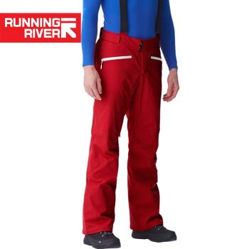 RUNNING RIVER奔流 男式防風防水透氣保暖修身雙板滑雪褲B7087N