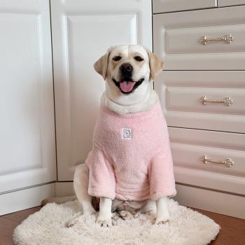 狗狗衣服大型犬拉布拉多金毛冬季保暖衣服雙面法蘭絨衣服大狗衣服