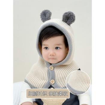冬款保暖男寶小童嬰兒帽子