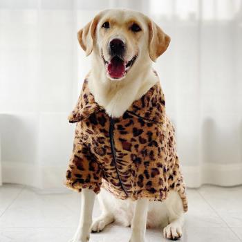 狗狗衣服大型犬冬季衣服潮牌防掉毛保暖衣服拉布拉多金毛加厚衣服