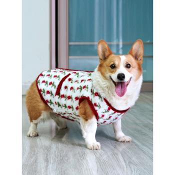寵物狗狗衣服秋冬新款毛絨加厚開衫馬甲小型犬中型犬柯基保暖外套