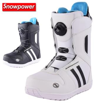 雪動力snowpower單板滑雪鞋 滑雪靴鋼絲扣快穿 男女保暖防水35-50