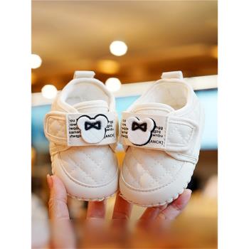 新生兒秋冬季寶寶棉鞋軟底0-6-12個月保暖室內嬰兒鞋加厚學步鞋