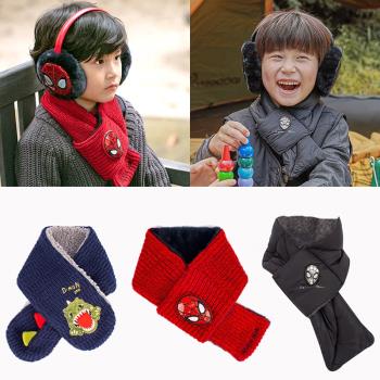 韓國winghouse兒童圍巾男童秋冬季寶寶保暖耳包女孩耳罩圍脖套裝