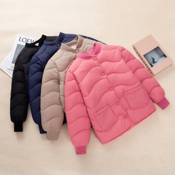 秋冬新款中大童羽絨棉服兒童內膽男童女童保暖外套冬季加厚款棉襖