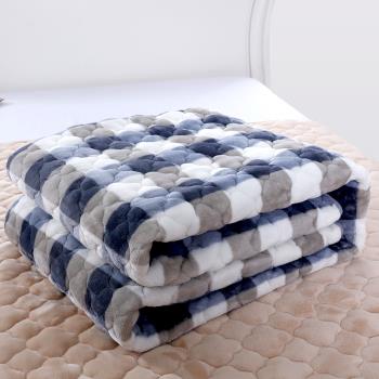 保暖加厚床褥墊毛毯法蘭絨床墊被冬天加絨被褥鋪底家用學生宿舍