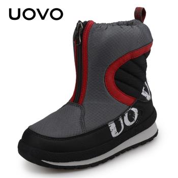 UOVO運動中大童冬季保暖防滑靴子