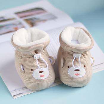 春秋3個月防掉保暖冬1歲嬰兒鞋