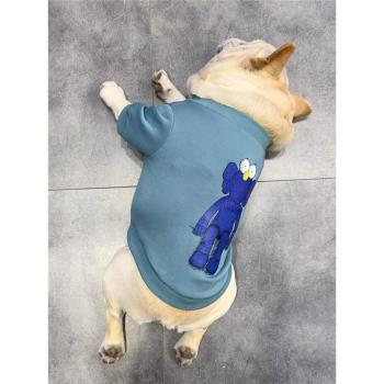法國鬥牛犬春秋季寵物狗狗衣服 英鬥八巴哥柯基泰迪保暖衛衣清倉