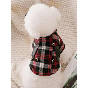 寵物狗狗秋季冬季保暖棉衣比熊貴賓博美泰迪小型幼犬加厚加絨衣服
