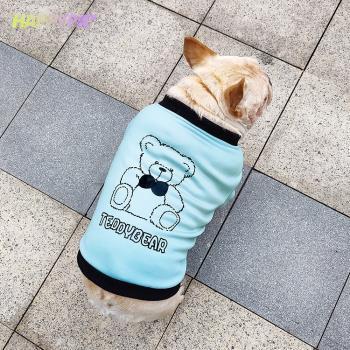 秋冬法國鬥牛犬衣服狗狗衛衣開衫冬裝英鬥巴哥寵物冬季法鬥保暖衣