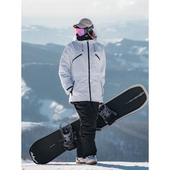 2023新款滑雪服女男套裝冬季防水保暖滑雪衣褲單板雙板滑雪服套裝