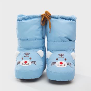 冬季加絨加厚高幫保暖嬰兒棉鞋