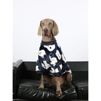 狗狗衣服冬季大型犬保暖睡衣雙面絨金毛拉布拉多護肘衣服大狗衣服