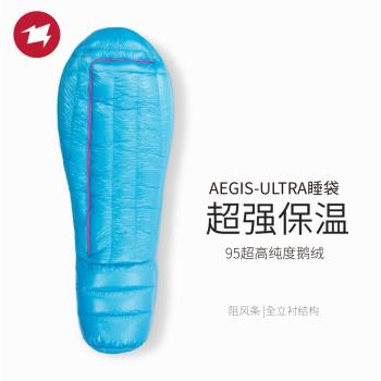 AEGISMAX翼馬加厚保暖全包圍木乃伊睡袋戶外露營冬季成人尼龍包