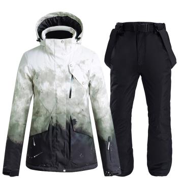 單板滑雪服女套裝男戶外滑雪衣褲防風防水保暖加厚雪鄉旅游雪服
