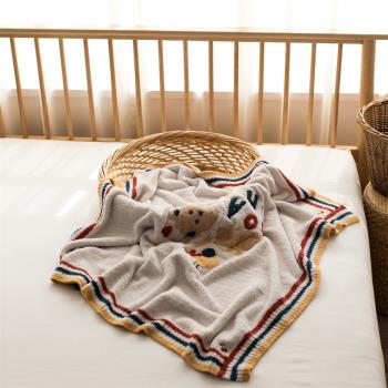 雅贊多功能毯四季兒童被柔軟保暖新生兒寶寶安撫毯幼兒園被子機洗