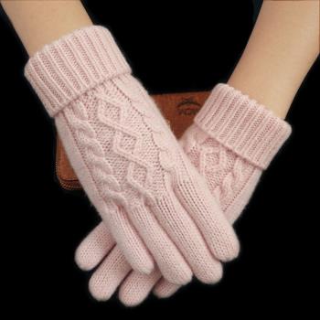 克拉斯卡浪漫女式羊毛針織手套