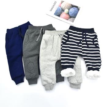 PP加絨1-5歲嬰兒寶寶保暖褲子