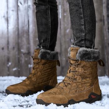 冬季大碼防滑保暖戶外高幫雪地靴